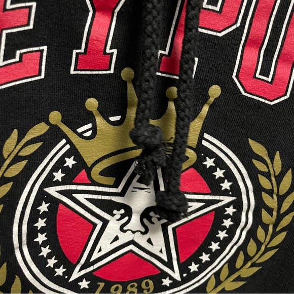 Obey Worldwide Vintage Black Hoodie Men’s Medium - Picture 7 of 12